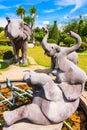 Elephant's Family Sculpture