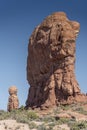 Elephant shaped rock formation Arches National Park Moab Utah