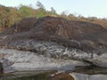 Elephant shaped rock in Nilambur, Kerala, India