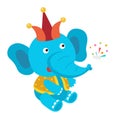 elephant show illustration vector Royalty Free Stock Photo