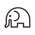 Elephant sign Royalty Free Stock Photo