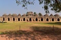 Elephant Stable in Hampi front view . It is one of the UNESCO World Heritage site in India