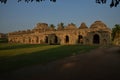 Elephant Stable at the Zenana Enclosure, Hampi, Karnataka, India Royalty Free Stock Photo