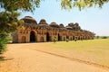 Elephant stables, Hampi, Karnataka, India (UNESCO Royalty Free Stock Photo