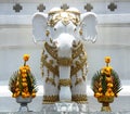 Elephant statue in Buddhist temple Royalty Free Stock Photo