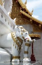 Elephant statue in Buddhist temple in Thailand Royalty Free Stock Photo