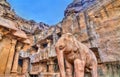 Chotta Kailasha, Ellora cave no 30. UNESCO world heritage site in Maharashtra, India Royalty Free Stock Photo