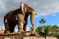 Elephant statue at the East Mebon temple in Angkor Wat Royalty Free Stock Photo