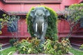 Elephant statue in the garden of the National Museum of Cambodia in Phnom Penh, Cambodia, Asia Royalty Free Stock Photo