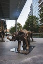Elephant Statue on the street of Spitalfields in London