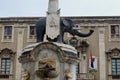The Elephant Statue, the symbol of Catania Sicily Italy Royalty Free Stock Photo