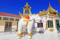 Elephant Statue In Tantkyitaung Pagoda, Tantkyi Hill, Myanmar Royalty Free Stock Photo