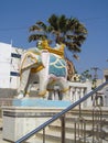 Elephant statue in a temple in India Royalty Free Stock Photo