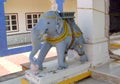 Elephant statue in a temple in India Royalty Free Stock Photo