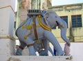 Elephant statue in a temple in India Royalty Free Stock Photo