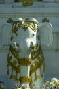 Elephant statue, Wat Klang Wieng, Chiang Rai, Thailand