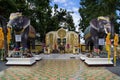 Elephant Statues at Wat Phra That Doi Kham