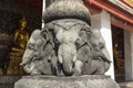 Elephant stone carving Royalty Free Stock Photo