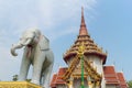 Elephant stone carving under the sunlight Royalty Free Stock Photo