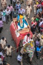 Elephant on street of India.