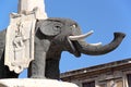 The Elephant, symbol of Catania, Italy Royalty Free Stock Photo