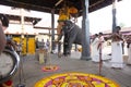 Decorated Elephant in the Temple.