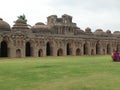 Elephant temple in HAMPI & x28;unesco world heritage site in INDIA& x29; ,encient manument ,