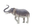 Elephant toy profile isolated on white background. Royalty Free Stock Photo