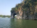 Elephant Trunk Hill Tall and big Four Li Overlay of green trees Tengluo hangs upside down So skillfully imitated as to be ind