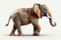 Elephant: A whimsical and charming design featuring an elephant in a retro style, with playful patterns and bright colors.