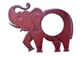 Elephant wood carved