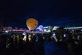 Elephante dance, end of aeronautics festival Royalty Free Stock Photo