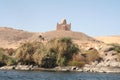 Elephantine Island & Aga Khan Mausoleum Royalty Free Stock Photo