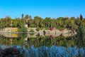 Elephantine Island on the bank of Nile River Royalty Free Stock Photo