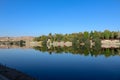 Elephantine Island on the bank of Nile River Royalty Free Stock Photo