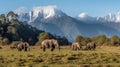 Elephants in the Alps: An Unexpected Encounter. Generative AI