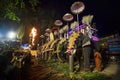 Elephants at hindu temple festival