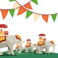 elephants indian happy independence day