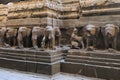 Elephants at Kailasa Temple, Cave 16 at Ellora Caves
