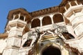 Elephants link their trunks over the Hathi Pol Gate