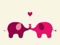 Elephants' love