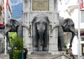 Elephants monument Royalty Free Stock Photo