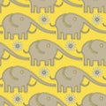 Elephants pattern