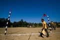 Elephants polo game, at Thakurdwara, Bardia, Nepal