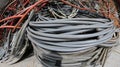 Elettrical cables in the waste facility