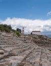 Eleusis Archaeological Site, Attica Greece. Elefsina 2023 European Capital of Culture. Vertical Royalty Free Stock Photo