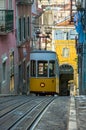 Elevador da Bica, Lisbon, Portugal Royalty Free Stock Photo