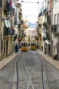 Elevador da Bica, Lisbon in Portugal Royalty Free Stock Photo