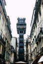 Elevador de Santa Justa in the centre of Lisbon, Portugal Royalty Free Stock Photo