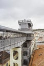 View of Elevador de Santa Justa, Santa Justa Elevator, Baixa, Lisbon, Portugal Royalty Free Stock Photo